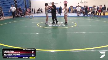 126 lbs 1st Place Match - Nicholas Sanders, NOVA Wrestling Club vs Jacob Daly, Tech Squad Wrestling Club