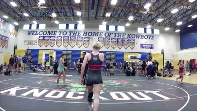 124 lbs Semifinal - Jada Williams, Mayhem Wrestling Club vs Addison Hartley, Palm Harbor University