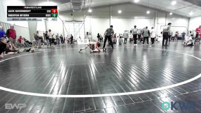 64 lbs 3rd Place - Jack Goodnight, Coweta Tiger Wrestling vs Weston Myers, Keystone Kids Wrestling Club