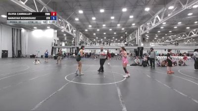 130 lbs Round 5 (6 Team) - Olivia Cannalley, POWA vs Narayah Rodriguez, CTWHALE