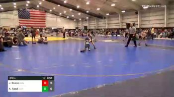 60 lbs Prelims - Javen Russo, RWA ES Blue vs Asher Asad, Level Up ES