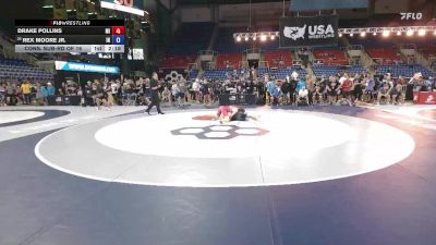 126 lbs Cons. Sub-rd Of 16 - Drake Pollins, MI vs Rex Moore Jr., IN