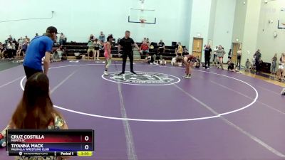 130 lbs Round 1 - Cruz Costilla, Misfits SC vs Tiyanna Mack, Valhalla Wrestling Club