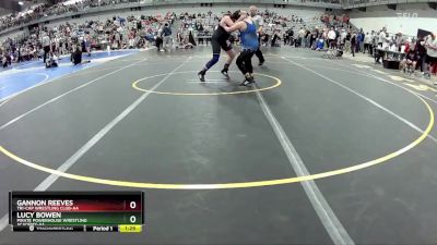 170 lbs Round 1 - Lucy Bowen, Pirate Powerhouse Wrestling Academy-AA vs Gannon Reeves, Tri-Cap Wrestling Club-AA