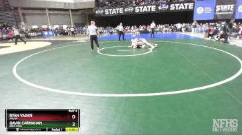 1A 132 lbs Semifinal - Gavin Carnahan, Deer Park vs Ryan Vader, Zillah