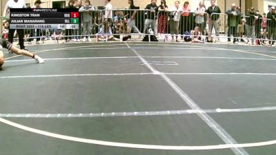 116 lbs Consi Of 4 - Kingston Tran, Reign WC vs Julian Manarang, Vills Bros WC