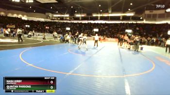 106 lbs Champ. Round 2 - Nash Kirby, Anacortes vs Quintan Parsons, Arlington