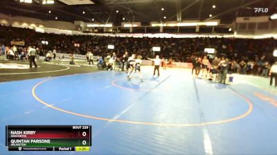 106 lbs Champ. Round 2 - Nash Kirby, Anacortes vs Quintan Parsons, Arlington