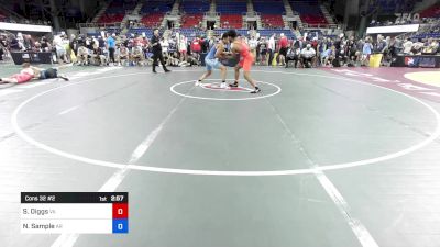 165 lbs Cons 32 #2 - Samuel Diggs, VA vs Noah Sample, AR