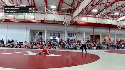 174 lbs 3rd Place Match - Jay Shaull, Olivet vs Tyler Bodovetz, Ohio Wesleyan