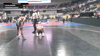 1A-4A 132 Semifinal - Jacob Biggers, Cleburne County vs Johnathan Santos, Alexandria HS
