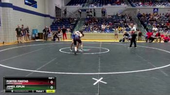 125 lbs Quarterfinal - James Joplin, Lander vs Porter Finstad, Lincoln Memorial