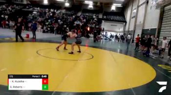 175 lbs Cons. Round 2 - Konrad Kuzelka, Fairbury vs Gabe Roberts, Mccook