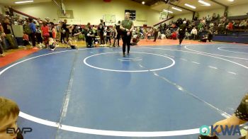 40 lbs Consi Of 4 - Jaxon Gregory, Tulsa Blue T Panthers vs Cavon Rogers, Berryhill Wrestling Club