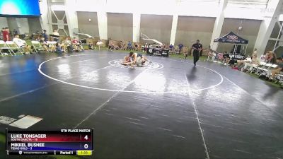 285 lbs Placement Matches (8 Team) - Luke Tonsager, South Dakota vs Mikkel Bushee, Texas Gold