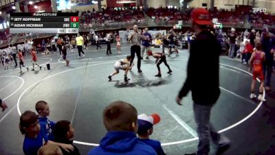 65 lbs Cons. Round 2 - Jett Hoffman, Scottsbluff Wrestling Club vs Aidan Hickman, Jr. Viking Wrestling Club