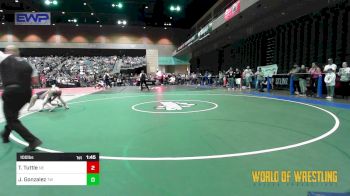 100 lbs Consi Of 16 #2 - Tayden Tuttle, Nevada Elite vs Jake Gonzalez, Turlock Wrestling