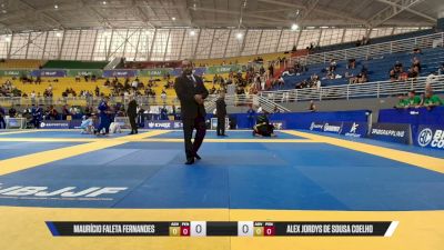 Alex Jordys De Sousa Coelho vs Maurício Faleta Fernandes 2026 Brasileiro Jiu-Jitsu IBJJF