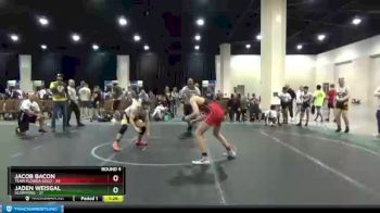 140 lbs Round 4 (6 Team) - Jacob Bacon, Team Florida Gold vs Jaden Weisgal, Scorpions