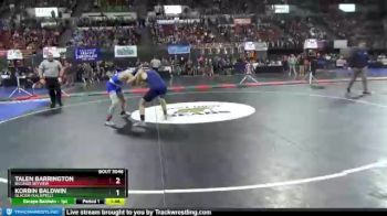 Champ. Round 1 - Korbin Baldwin, Glacier (Kalispell) vs Talen Barrington, Billings Skyview