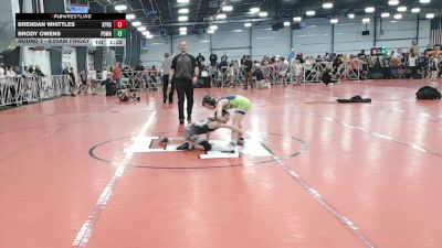 60 lbs Round 1 - 9:00am Friday - Brody Owens, POWA vs Brendan Whittles, Terps XPress