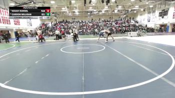 Boys 165 lbs Champ. Round 1 - Isaiah Rangel, Palma Boys vs Carson Milligan, Bellarmine&nbsp;Boys