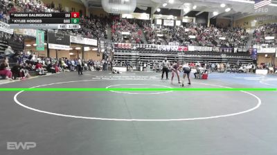 120 lbs Champ. Round 1 - Kylee Hodges, Oakley HS vs Kiarah Dalinghaus, Sabetha HS