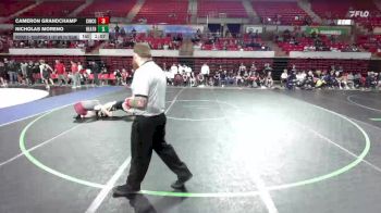 150 lbs Round 2 - Quarters & 1st Wb (16 Team) - Nicholas Moreno, Rockwall Heath vs Cameron Grandchamp, Katy Cinco Ranch
