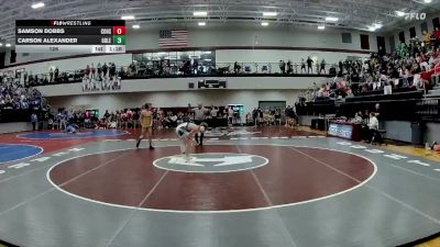 126 lbs Semis & 3rd Wb (16 Team) - Carson Alexander, Gordon Lee vs Samson Dobbs, Commerce Hs