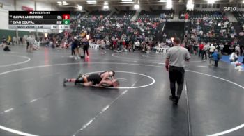 138 lbs Champ. Round 1 - Evan Coufal, Howells-Dodge vs Isayah Anderson, Crawford