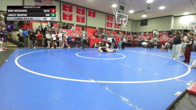138 lbs Consi Of 8 #2 - Mak McDaniel, Kiefer High School vs Linley Martin, Coweta