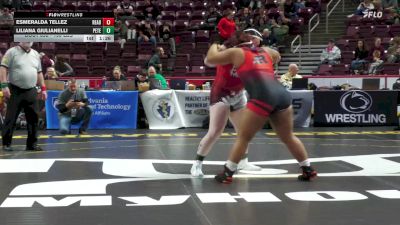 190 lbs Quarterfinal - Esmeralda Tellez, Reading-G vs Liliana Giulianelli, Peters Township-G