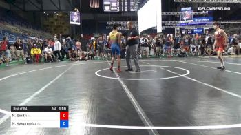 120 lbs Rnd Of 64 - Nick Smith, Alabama vs Noah Kasprowicz, Arizona