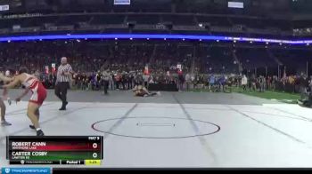 D4-160 lbs Champ. Round 1 - Robert Cann, Whitmore Lake vs Carter Cosby, Lawton HS