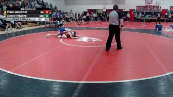 160 lbs Cons. Round 3 - Lane Citrowske, Canby vs Tyson Lightfoot, Wabasso
