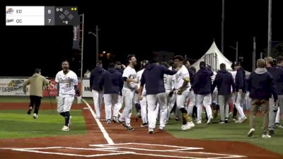WATCH: Justin Gideon's Walk-Off Homer Gives Quebec Capitales 7-6 Win In Game 1