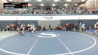 110 lbs Champ. Round 2 - Reise Reardon, Team Real Life Wrestling vs Angel Acuna, Idaho