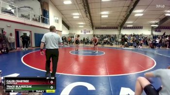 126 lbs Quarterfinal - Caleb Crabtree, Castle View vs Trace Blajszczak, Natrona County