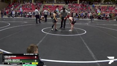 130 lbs Round 1 - Gavriel Benitez, Garden City Wrestling Club vs Collin Ryan, Lion Elite