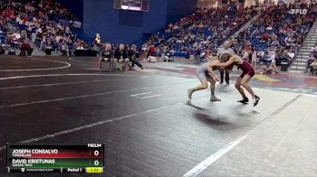 132 lbs Prelim - Joseph Consalvo, Timberlane vs David Kristunas, Sussex Tech