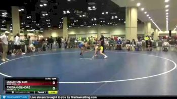 106 lbs 2nd Wrestleback (8 Team) - Taegan Gilmore, Medina HS vs Jonathan Cox, Blue Steel