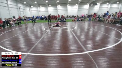 130 lbs Neve O'Byrne, Pennsylvania Blue vs Breanna Erickson, North Dakota Gold
