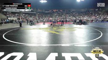 B5A-120 lbs Champ. Round 1 - Zander Bowen, Chickasha vs Case Thompson, McAlester