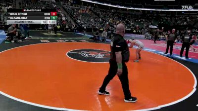 G155-4A Quarterfinal - Illeana Diaz, Olathe Girls vs Dixie Bitner, County Line Girls