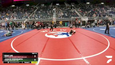 67 lbs Champ. Round 2 - Issac Lee, High Plains Thunder Wrestling Club vs Judson Eisenbarth, Casper Wrestling Club