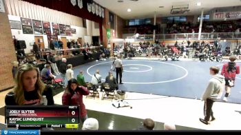 98 lbs 5th Place Match - Kaysic Lundquist, Mead vs Joely Slyter, Lewiston High School