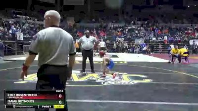 69 lbs Champ. Round 1 - Colt Rosentreter, Carlinville WC vs Isaiah Reynolds, SJO Youth WC