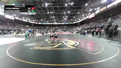 98 lbs Cons. Round 6 - Thatcher Purser, Corner Canyon vs Tytan Freeman, Shelley