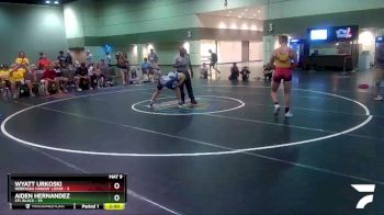 160 lbs Round 1 (6 Team) - Aiden Hernandez, STL Black vs Wyatt Urkoski, Nebraska Hangin` Loose