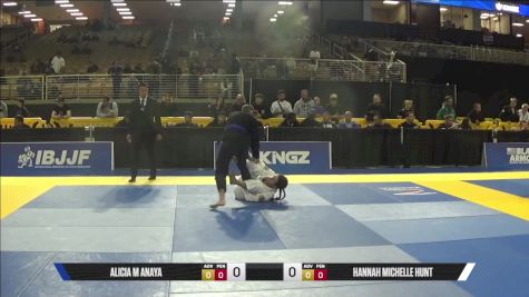 Alicia M Anaya vs Hannah Michelle Hunt 2025 Pan Jiu Jitsu IBJJF Championship